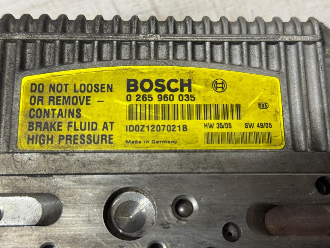 блок ABS Mercedes-Benz E-Класс W211/S211 2005, 0265960035, A0054319712Q2 - фото №1