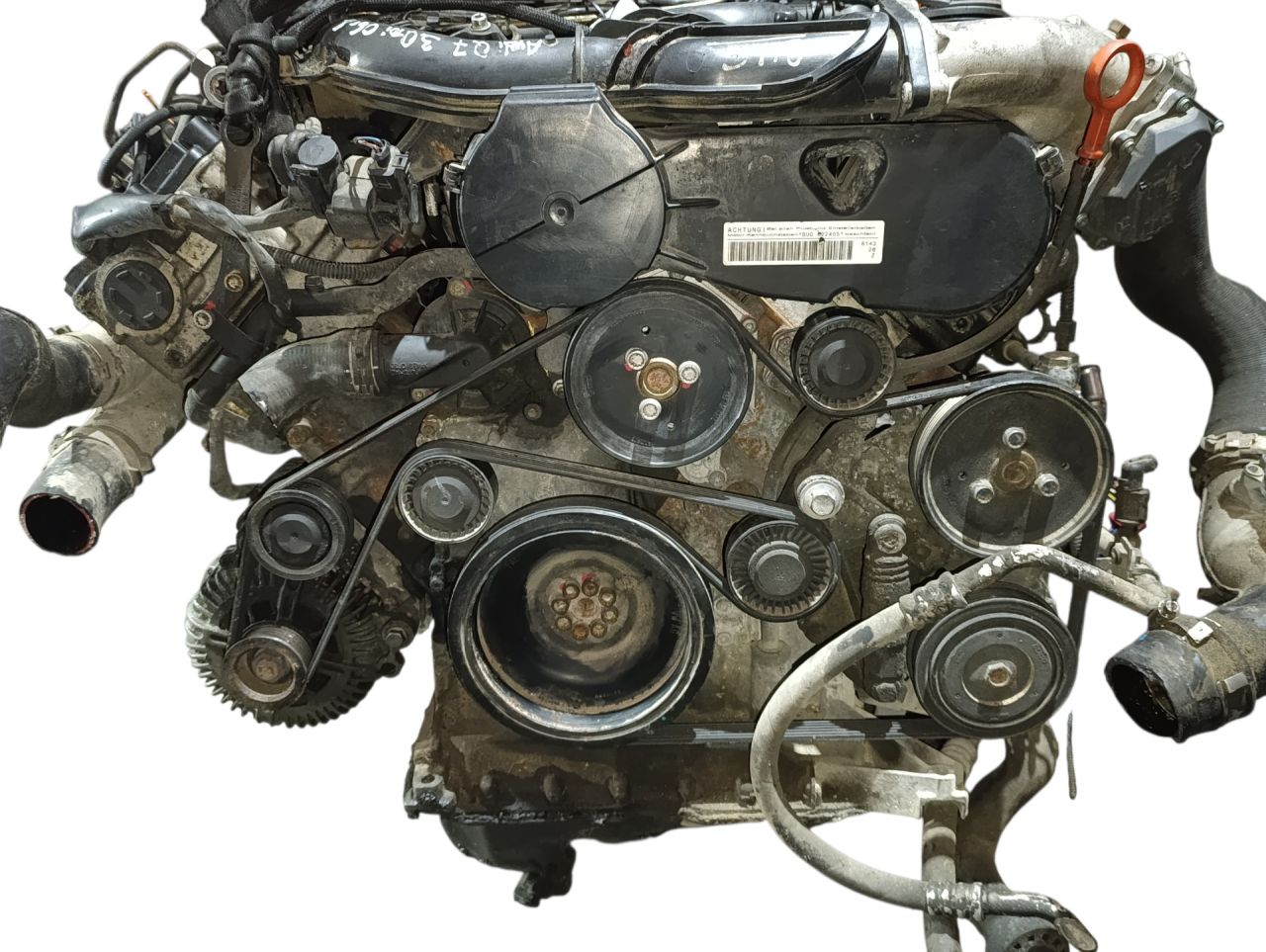 двигатель Audi Q7 4L 2006, 3.0 л., TDi, дизель, BUG - фото №1