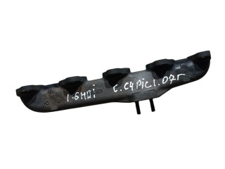 коллектор выпускной Citroen C4 1 поколение 2007, 1.6 л., дизель