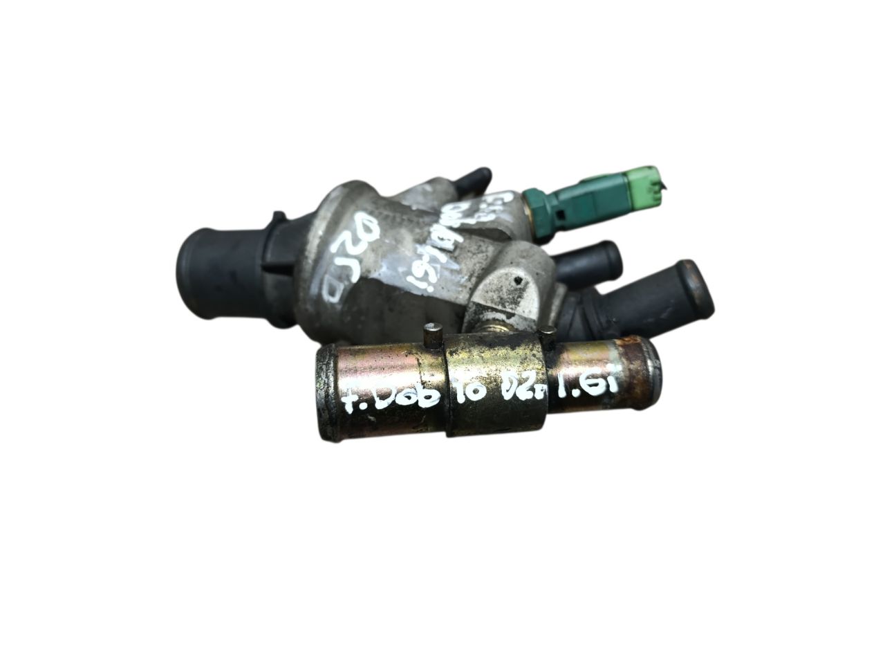 корпус термостата Fiat Doblo 1 поколение 2002, 1.6 л., бензин - фото №1