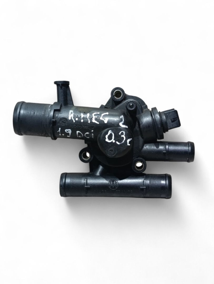 корпус термостата Renault Megane 2 поколение 2003, 1.9 л., дизель - фото №1