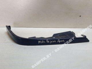 Накладка (ресничка) фары правая Mitsubishi Pajero Sport 1 поколение [рестайлинг] 1999