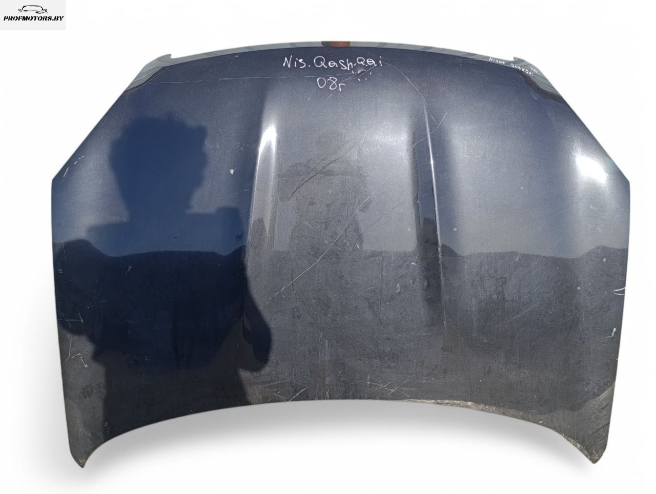 капот Nissan Qashqai 1 поколение 2008 - фото №1