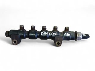 топливная рампа Peugeot 307 1 поколение 2005, 1.6 л., дизель