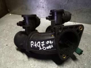 заслонка дроссельная Peugeot 407 1 поколение 2004, 2.0 л., дизель, седан