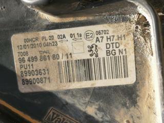 фара правая Peugeot 207 1 поколение [рестайлинг] 2010