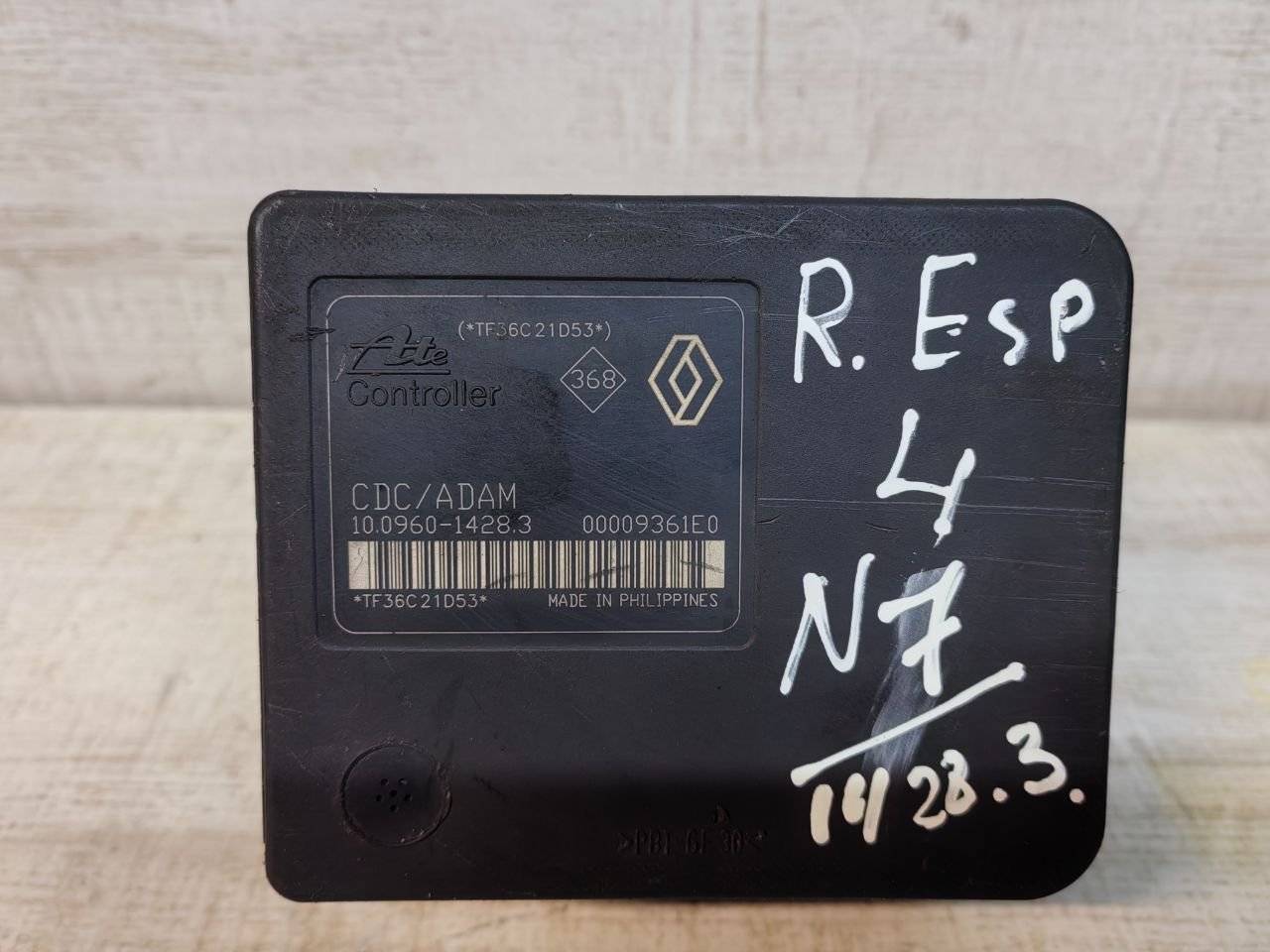 блок ABS Renault Espace 4 поколение 2005, 1428, 3 - фото №1