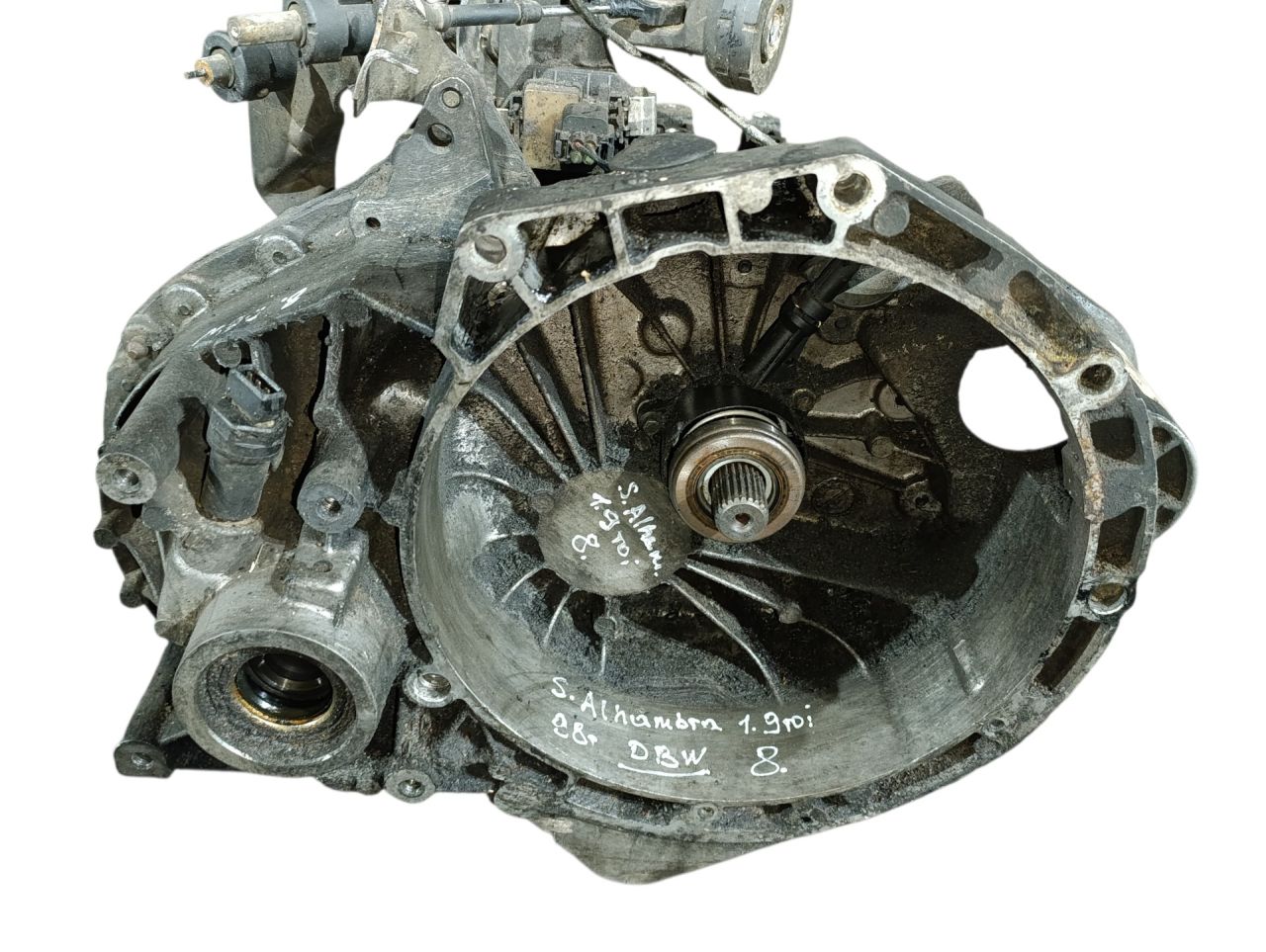 КПП механическая (МКПП) SEAT Alhambra 1 поколение 1998, 1.9 л., TDi, дизель, DBW - фото №1