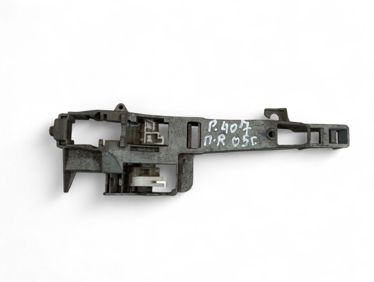 скелет ручки двери передней правой Peugeot 407 1 поколение 2005 - фото №1