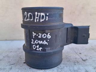 расходомер воздуха Peugeot 206 1 поколение 2001, 2.0 л., HDi, дизель, 5WK9623