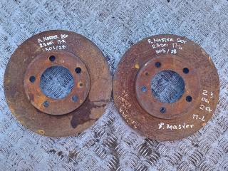 диск тормозной передний Renault Master 3 поколение [рестайлинг] 2020, 2.3 л., дизель