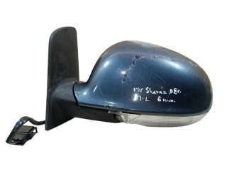 зеркало наружное левое Volkswagen Sharan 1 поколение [2-й рестайлинг] 2005