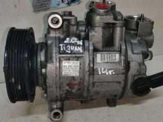 компрессор кондиционера Volkswagen Tiguan 1 поколение 2010, 2.0 л., дизель