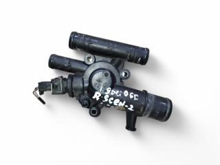 корпус термостата Renault Scenic 2 поколение 2006, 1.9 л., дизель