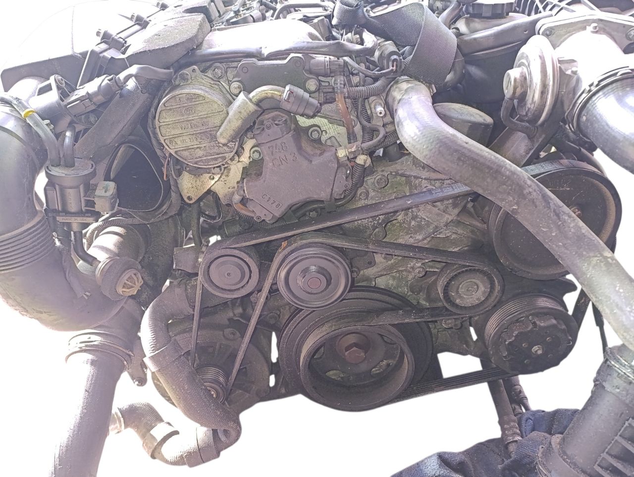 двигатель Mercedes-Benz C-Класс W203/S203/CL203 2002, 2.2 л., CDi, дизель, АКПП, 611962 - фото №1