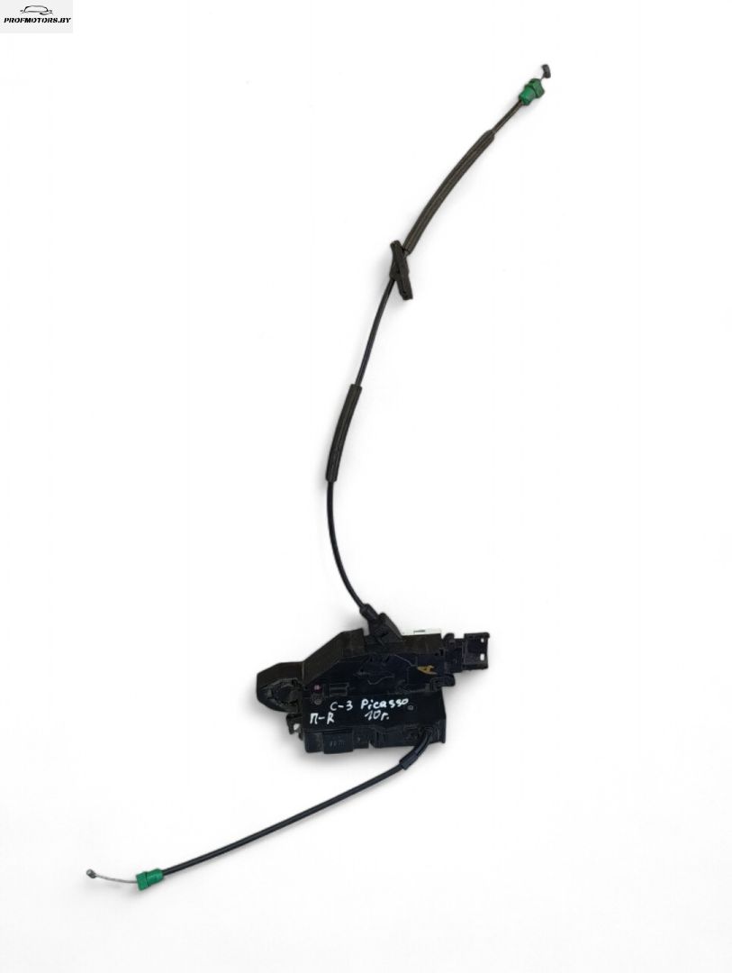 замок двери передней правой Citroen C3 Picasso 1 поколение 2010 - фото №1