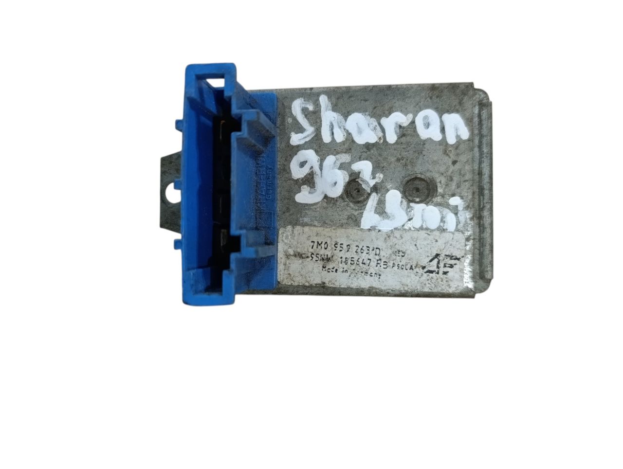 сопротивление печки Volkswagen Sharan 1 поколение 1996, 1.9 л., дизель - фото №1