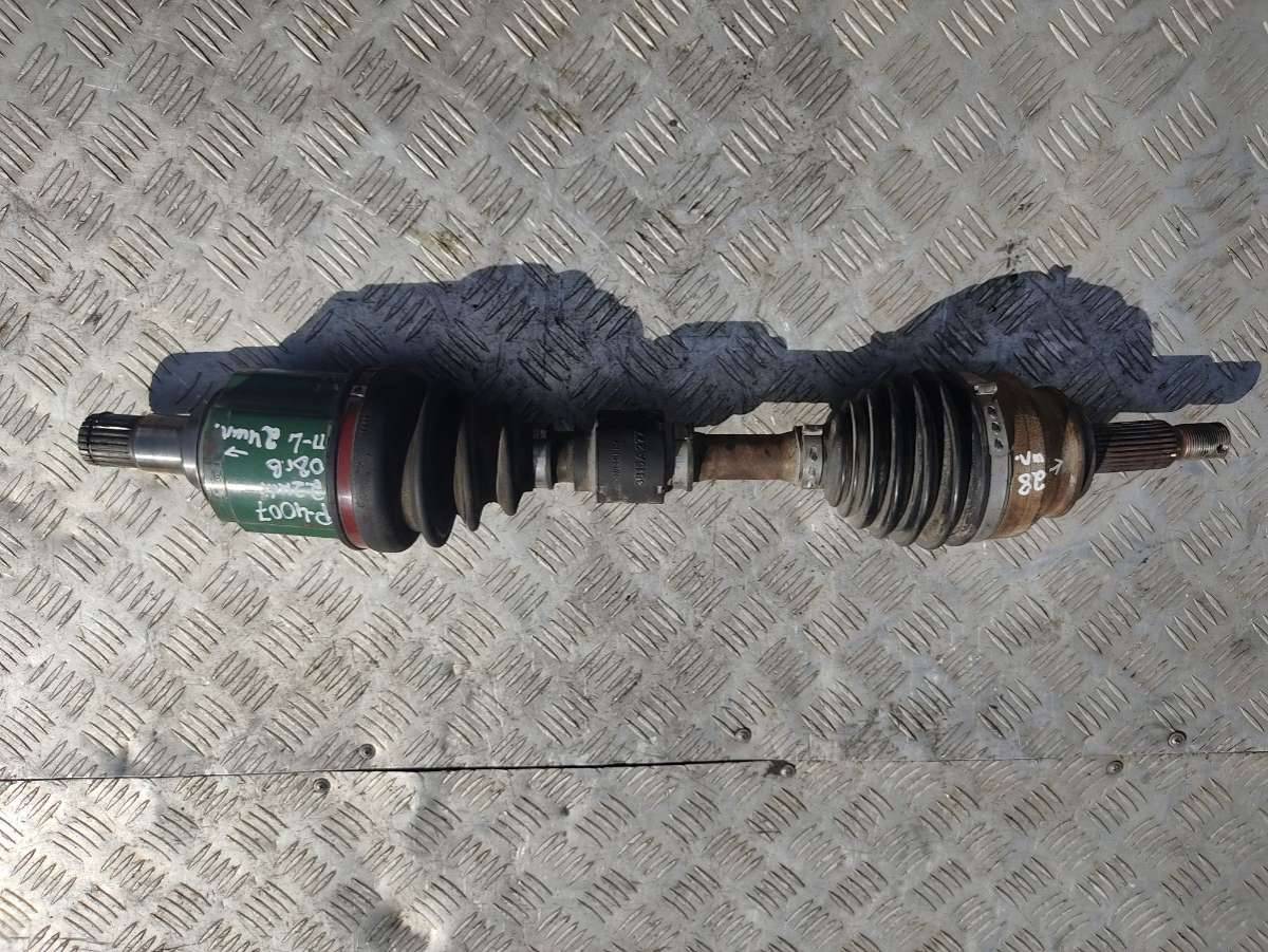 полуось передняя левая (приводной вал, ШРУС) Peugeot 4007 1 поколение 2008, 2.2 л., HDi, дизель - фото №1