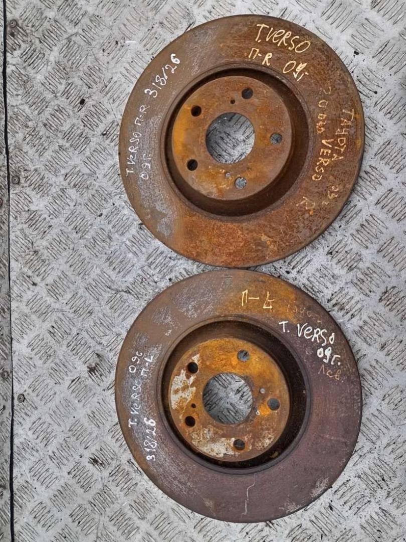 диск тормозной передний Toyota Verso 1 поколение 2009 - фото №1