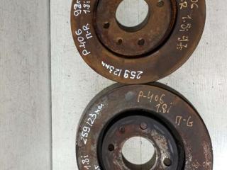 диск тормозной передний Peugeot 406 1 поколение 1998