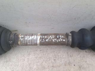 полуось передняя левая (приводной вал, ШРУС) Citroen Xsara Picasso 1 поколение 2003, 1.6 л., HDi, дизель