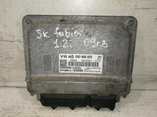 блок управления двигателем Skoda Fabia 2 поколение (5J) 2009, 1.2 л., i, бензин, 03D906023