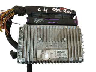 блок управления двигателем Citroen C4 1 поколение 2005, 2.0 л., бензин, 9654232880