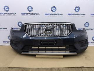 бампер передний Volvo XC40 1 поколение 2020, 1.5 л., бензин, denim blue, полный привод, правый руль, 39790894