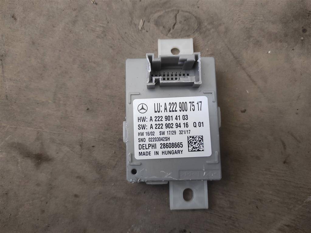 блок управления светом Mercedes-Benz E-Класс W213/S213/C238/A238 C238 2018, 2.0 л., бензин, АКПП, передний привод, A2229007517, A2229004721 - фото №1
