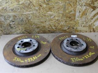 диск тормозной передний BMW X2 F39 2021, 2.0 л., B48 A20 A, бензин, АКПП, полный привод, правый руль, 34106891080, 34116865713, 6865713, 34116865713