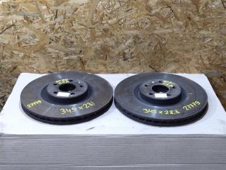 диск тормозной передний Volvo XC90 2 поколение 2019, 2.0 л., дизель, АКПП, полный привод, правый руль, 31471752