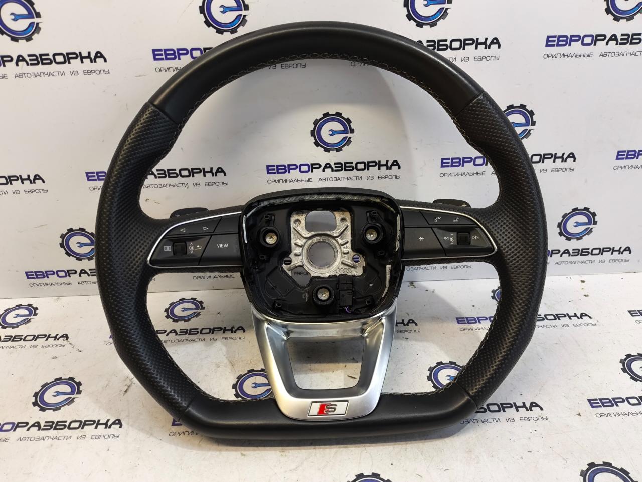 руль Audi Q8 4M 2022, 3.0 л., TDi, дизель, АКПП, 2y / s9r, полный привод, правый руль, 4M8419091E, 4M8419091AC, 4M8419091ACQQT - фото №1