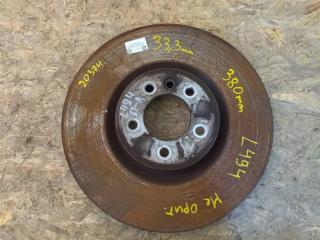 диск тормозной передний Land Rover Range Rover Sport 2 поколение L494 2017, 3.0 л., дизель, АКПП, передний привод, LR016176, AH321125CA, LR189039, AH321125CB