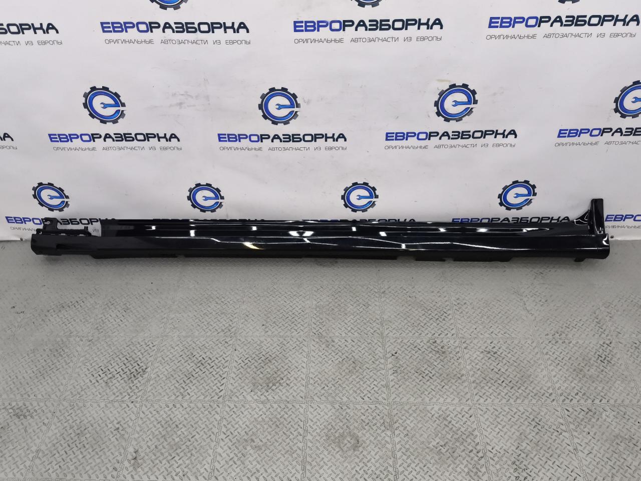 накладка на порог BMW X3 G01 2019, 2.0 л., B48 B20 A, бензин, АКПП, 475 black-sapphire metallic, полный привод, правый руль, 51778091995, 8091995 - фото №1