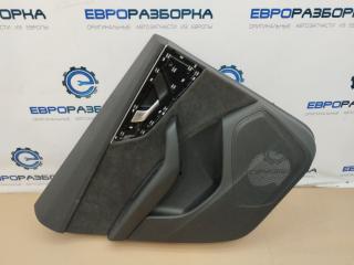 обшивка двери задняя левая Audi Q8 4M 4M8 2021, 3.0 л., TFSI, DCBD, бензин, АКПП, черный металлик, внедорожник 5 дв., полный привод, правый руль, 4M8971693, 4M8971693E