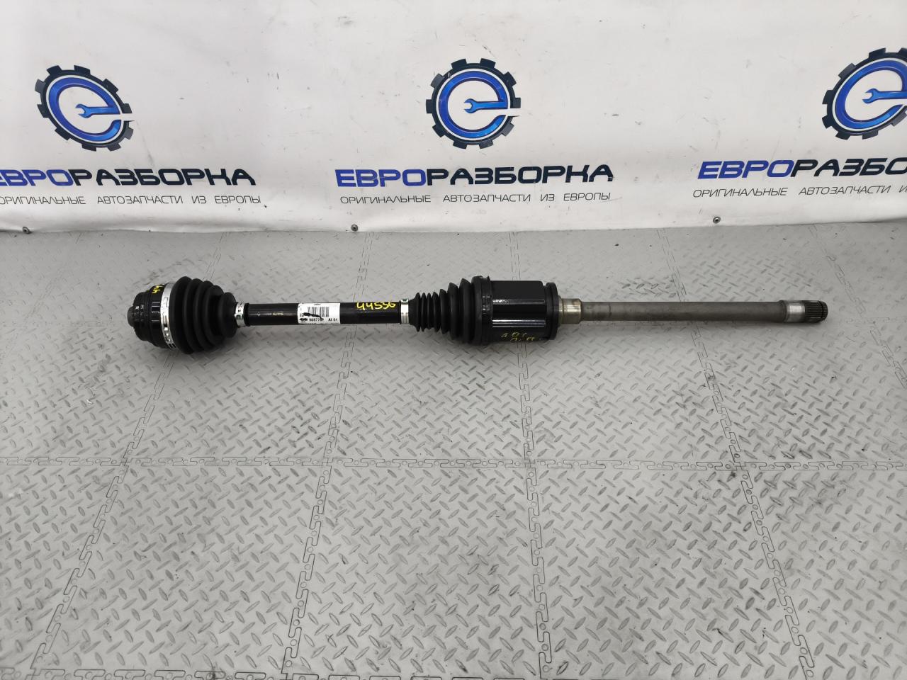 полуось передняя правая (приводной вал, ШРУС) BMW X3 G01 2019, 2.0 л., B48 B20 A, бензин, АКПП, 475 black-sapphire metallic, полный привод, правый руль, 8687782, 31608687782, 31608488712 - фото №1