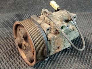 компрессор кондиционера Mazda 6 1 поколение [рестайлинг] GY 2006, 2.0 л., RF7J, дизель, МКПП, серебристый, универсал, H12A1AE4DC