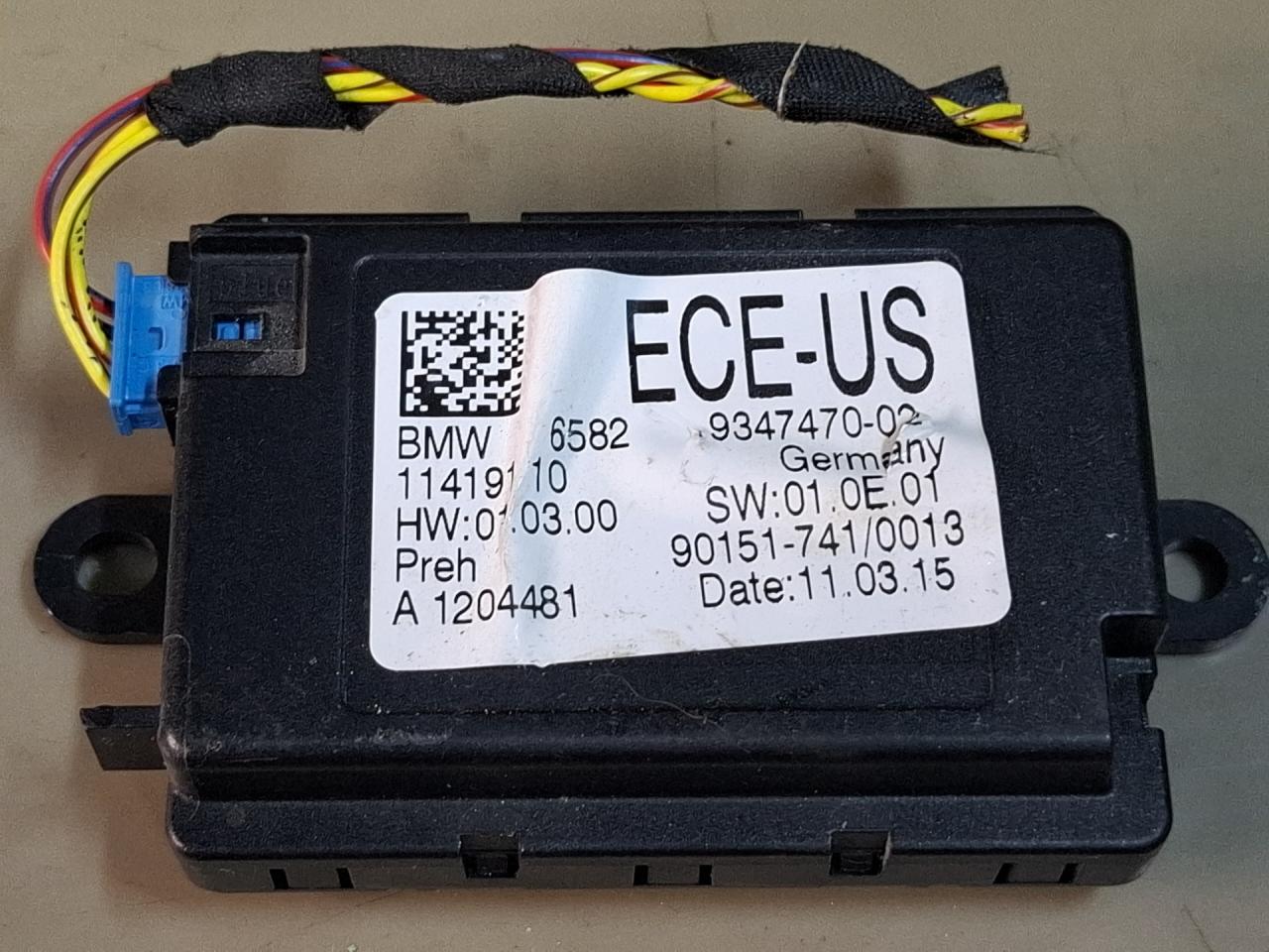 Блок управления Controller Touch BMW X4 F26 2016, 2.0 л., дизель, АКПП, черный, 9347470-02 - фото №1