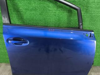 дверь передняя правая Toyota Prius V 1 поколение ZVW41 ZVW41 2014, 1.8 л., гибрид, АКПП, синий, хетчбэк 5 дв., передний привод