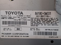 блок радио Toyota Camry 7 поколение XV40 ACV40 2009, 2.4 л., 2AZ-FE, бензин, АКПП, синий, седан, передний привод, 861800W031 - фото №4