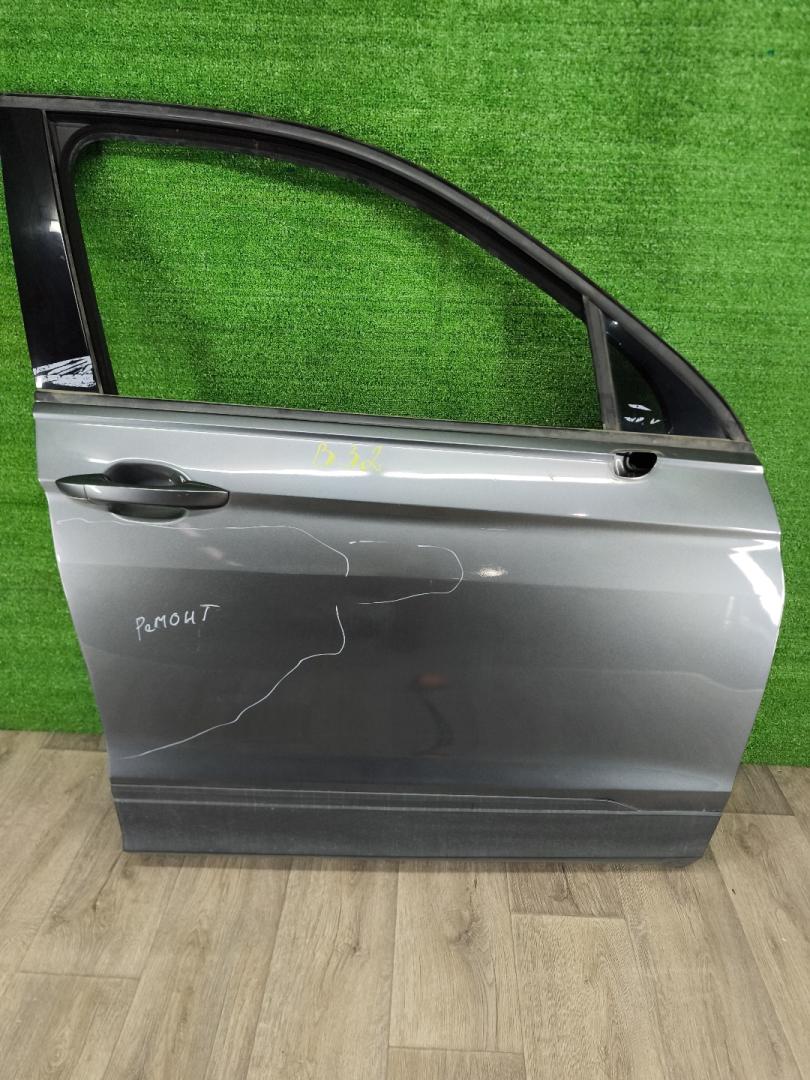 дверь передняя правая Volkswagen Tiguan 2 поколение 2020, 2.0 л., бензин, АКПП, серый, полный привод - фото №1