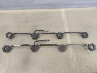 трубка обратки форсунок Mitsubishi Pajero 2 поколение [рестайлинг] 2000, 2.5 л., дизель