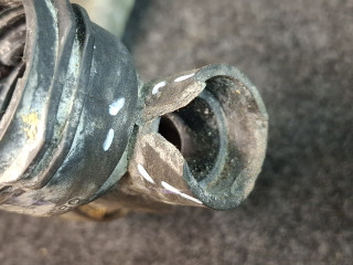 патрубок радиатора Volkswagen Jetta 7 поколение 2021, 1.4 л., бензин, АКПП, серый, передний привод, 5QM121049E