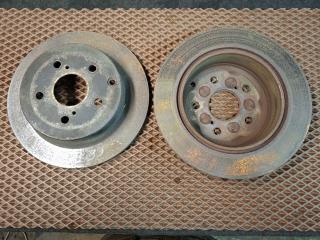 диски тормозные задние Toyota Prius V 1 поколение ZVW41 ZVW41 2014, 1.8 л., гибрид, АКПП, синий, хетчбэк 5 дв., передний привод