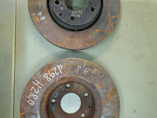 диски тормозные (комплект) Mazda CX-5 2 поколение KF 2018, 2.5 л., PYY1, бензин, АКПП, серый/46g, внедорожник 5 дв., полный привод