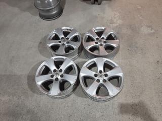 диск литой Toyota Sienna 3 поколение 2011, 3.5 л., 2GR-FE, бензин, АКПП, серый, передний привод