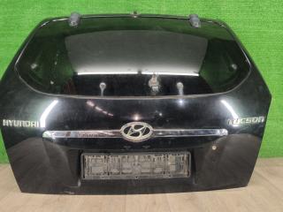 крышка багажника (дверь 3-5) Hyundai Tucson 1 поколение 2005, чёрный, внедорожник 5 дв.