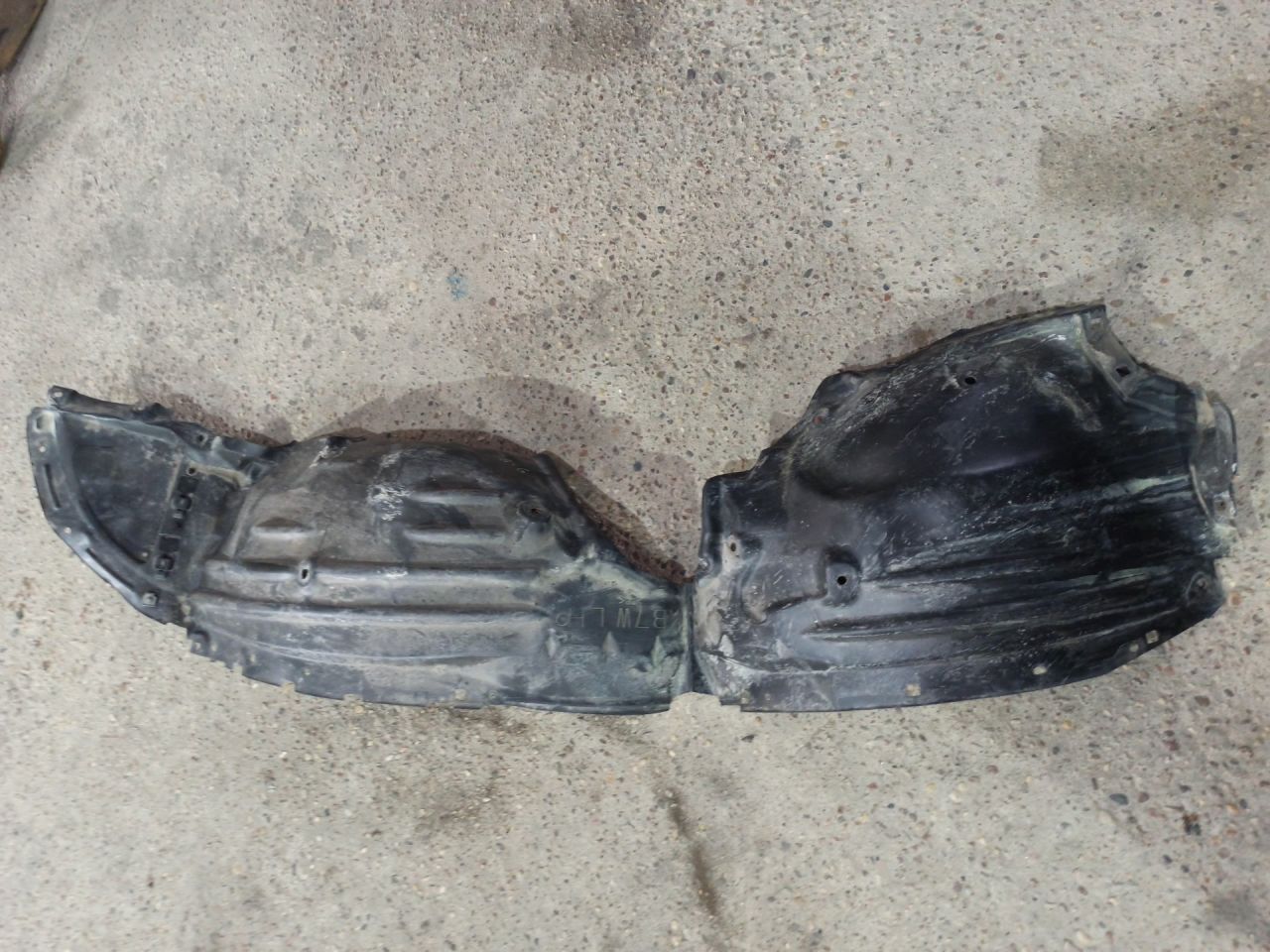 защита арок передняя левая (подкрылок) Mazda CX-5 2 поколение KF 2018, 2.5 л., PYY1, бензин, АКПП, серый/46g, внедорожник 5 дв., полный привод - фото №1