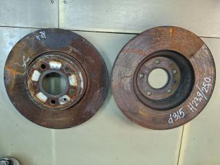 диски тормозные (комплект) Audi A4 B8/8K 2010, 1.8 л., CDHA, бензин, АКПП, передний привод, правый руль