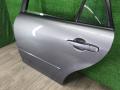 дверь задняя левая Mazda 6 1 поколение [рестайлинг] GY 2006, 2.0 л., RF7J, дизель, МКПП, серебристый, универсал - фото №4